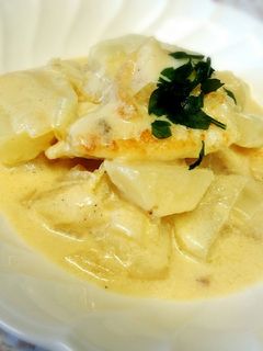 簡単*白身魚とかぶのクリーム煮-レシピのメイン写真