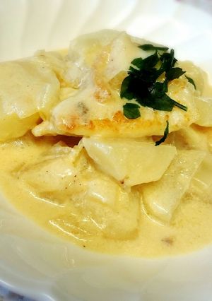 簡単*白身魚とかぶのクリーム煮-レシピのメイン写真