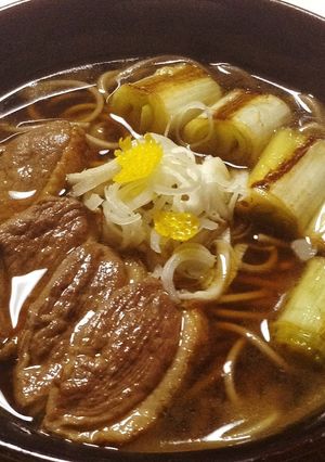 年越蕎麦に、フライパンで本格鴨南蛮そば-レシピのメイン写真