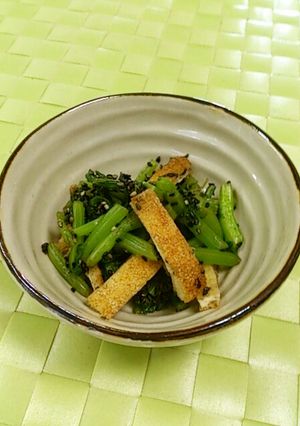 母の味(*^^*)春菊のごま和え-レシピのメイン写真
