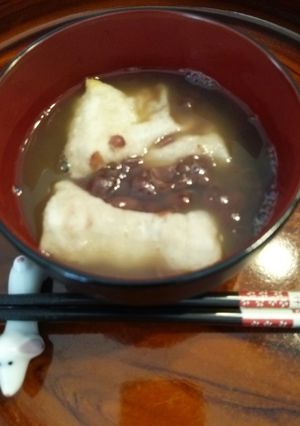 お正月のお餅*お汁粉♪つぶあんde-レシピのメイン写真