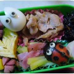 รูปของ お弁当♪メインは『ぱぱっとしょうが焼き』