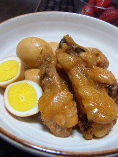 手羽元とゆで卵の旨煮-レシピのメイン写真