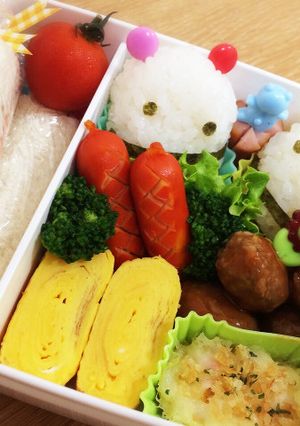 ミツバチさんキャラ弁-レシピのメイン写真