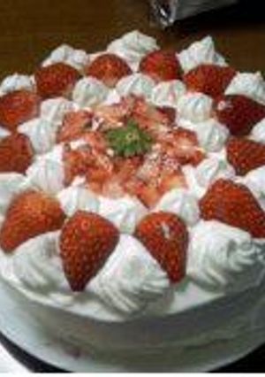 ふわふわｗ簡単いちごケーキ-レシピのメイン写真