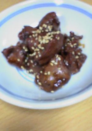 鶏レバーの佃煮風-レシピのメイン写真