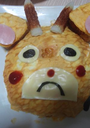 こまじろうオムライス-レシピのメイン写真