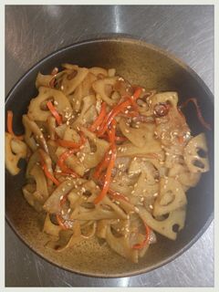 蓮根のきんぴら-レシピのメイン写真