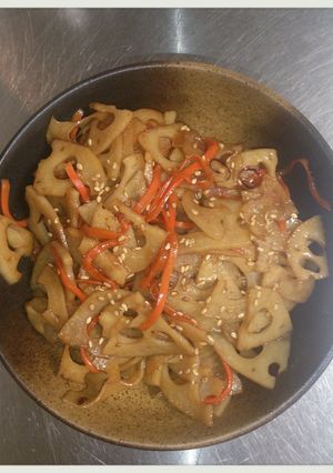 蓮根のきんぴら-レシピのメイン写真