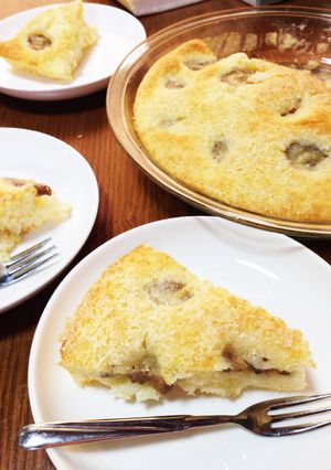 簡単HMで表面カリカリ！バナナケーキ-レシピのメイン写真