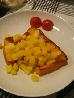 フレンチトースト リンゴのフィリング添え-レシピのメイン写真