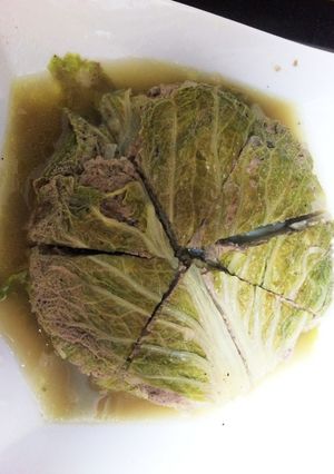 白菜とミンチのミルフィーユ煮-レシピのメイン写真