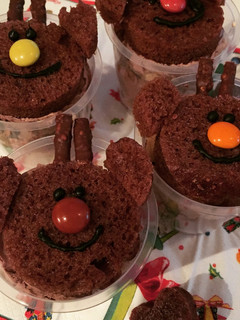 100均ロールケーキ⇒トナカイケーキ☃-レシピのメイン写真