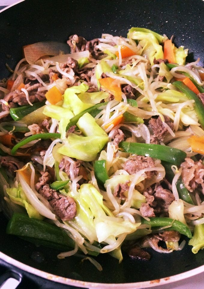 あっさりちょっと甘めな肉野菜炒め-レシピのメイン写真