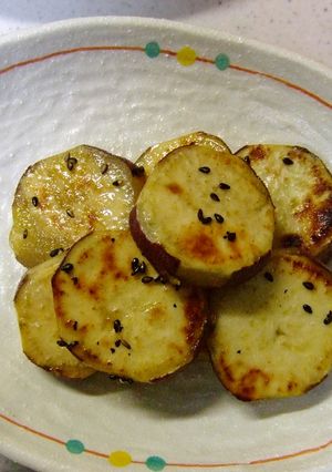 フライパンで焼き芋-レシピのメイン写真
