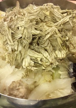 柚子&お豆腐入り☆ふわふわ肉団子塩糀鍋-レシピのメイン写真