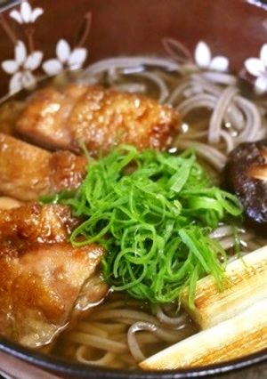 年越しそばに！　鶏南蛮そば♪-レシピのメイン写真