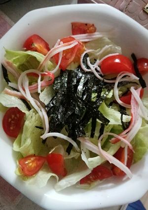 簡単過ぎてごめんなさい｡レタスサラダ＊-レシピのメイン写真