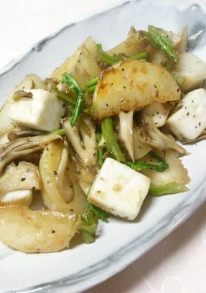 シンプル♬かぶと舞茸とはんぺん炒め-レシピのメイン写真