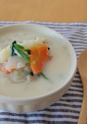 簡単!じゃがいもとツナのシチュー風-レシピのメイン写真