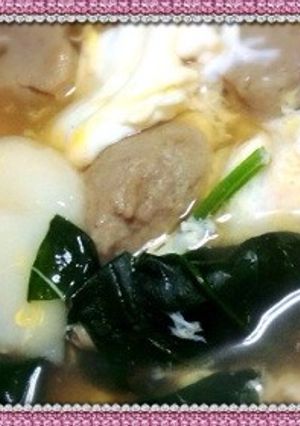 簡単つみれ入り雑煮-レシピのメイン写真