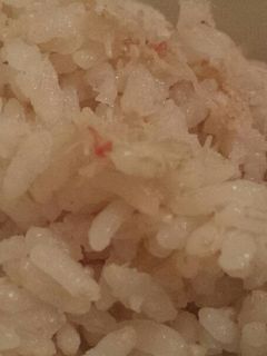 簡単:蟹と昆布茶の炊き込みご飯-レシピのメイン写真