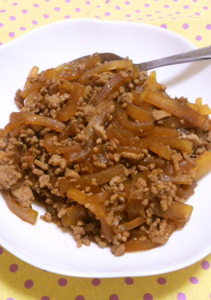 大根と豚挽肉の甘辛煮-レシピのメイン写真