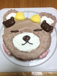 簡単!リラックマケーキ-レシピのメイン写真