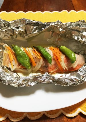 簡単！シャケのホイル焼き！-レシピのメイン写真