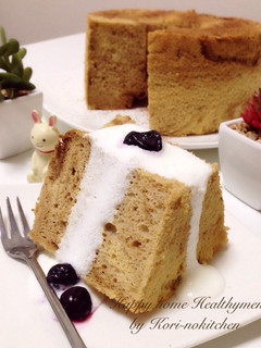 ノンオイル♡豆腐黒糖モカシフォンケーキ♡-レシピのメイン写真