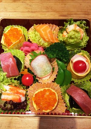 サラダ感覚の手毬寿司☆お弁当-レシピのメイン写真