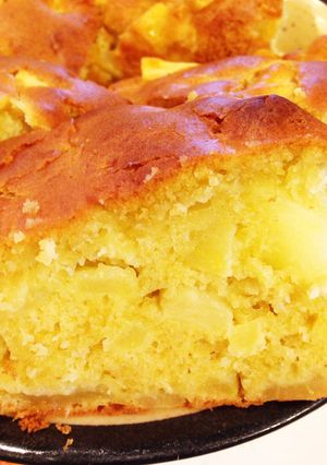 HMで超簡単！りんごケーキ☆-レシピのメイン写真