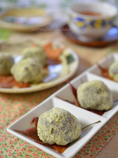黒豆の煮汁で✿黒豆大福もち♫-レシピのメイン写真