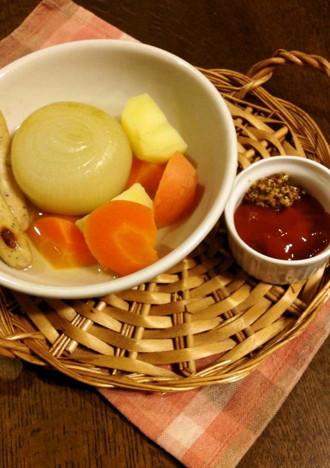 丸ごと野菜の塩ローリエが薫るポトフ-レシピのメイン写真