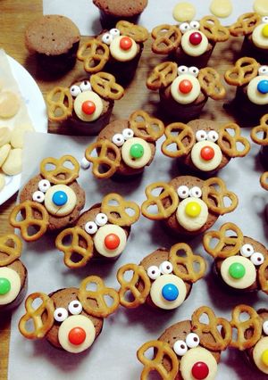 クリスマスはトナカイマフィン♡-レシピのメイン写真