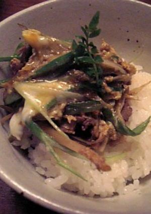 柳川？牛肉大人の卵とじ丼-レシピのメイン写真