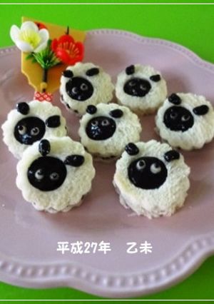 簡単過ぎる・・ひつじのチョコサンドイッチ-レシピのメイン写真