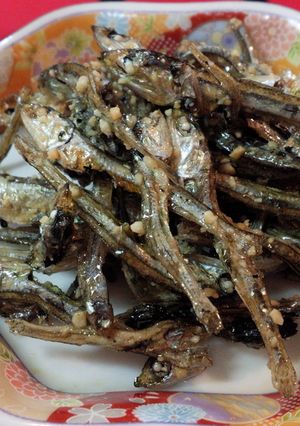 レンチン超簡単♪スイーツ田作り(ごまめ)-レシピのメイン写真
