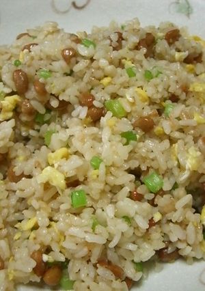 カブの茎入り♪納豆チャーハン-レシピのメイン写真