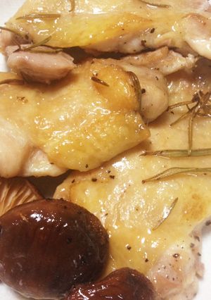 ローズマリーとチキンのオーブン焼き-レシピのメイン写真