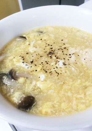 ふわふわ卵のスープ-レシピのメイン写真