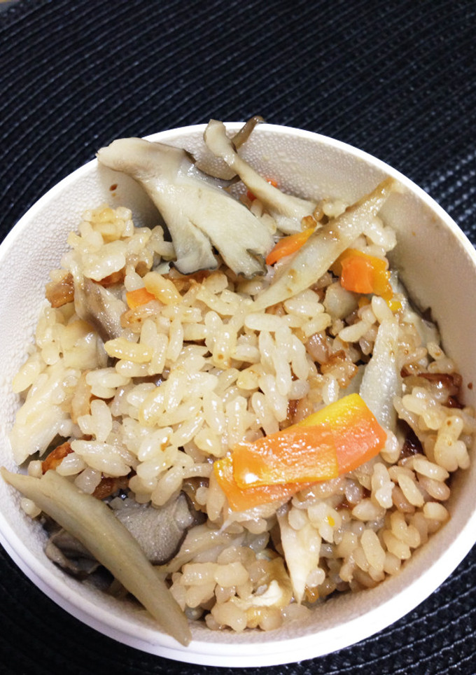 簡単 ごぼう舞茸鶏胸肉の炊き込み御飯-レシピのメイン写真