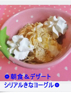 ❁朝食&デザートシリアルきなヨーグルト❁-レシピのメイン写真
