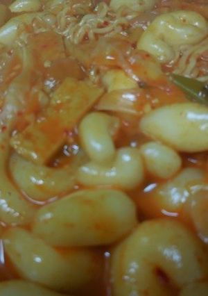 辛ラーメン使用のラッポッキ-レシピのメイン写真