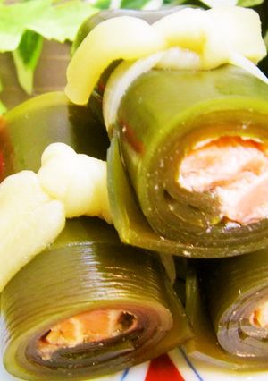 ［お刺身で簡単］鮭の昆布巻き-レシピのメイン写真