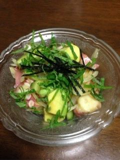 簡単!タコとアボカドのサラダ-レシピのメイン写真
