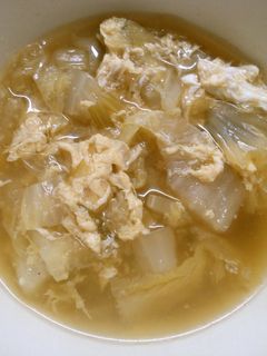 簡単♪ 白菜 セロリ 卵の中華煮込み!-レシピのメイン写真