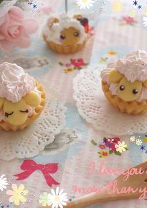 ピンクが可愛い♡いちごのミニタルト-レシピのメイン写真