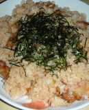 ★応用編★パスタソースでたらこチャーハン