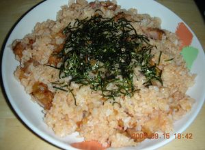 ★応用編★パスタソースでたらこチャーハン-レシピのメイン写真
